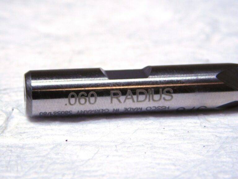 Controx HSSCO Corner Radius End Mill 3/8”Dia .060” Radius 1.5”LOC 234042.060R