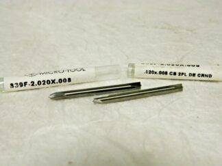 Richards Corner Rounding End Mill 2 FL .020x.008″ QTY 2 839F-2.020X.008