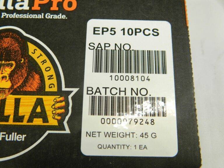 GorillaPro Double/Bubble "Non-Sag" White Two-Part Epoxy Adhesive Qty 20 EP5-10