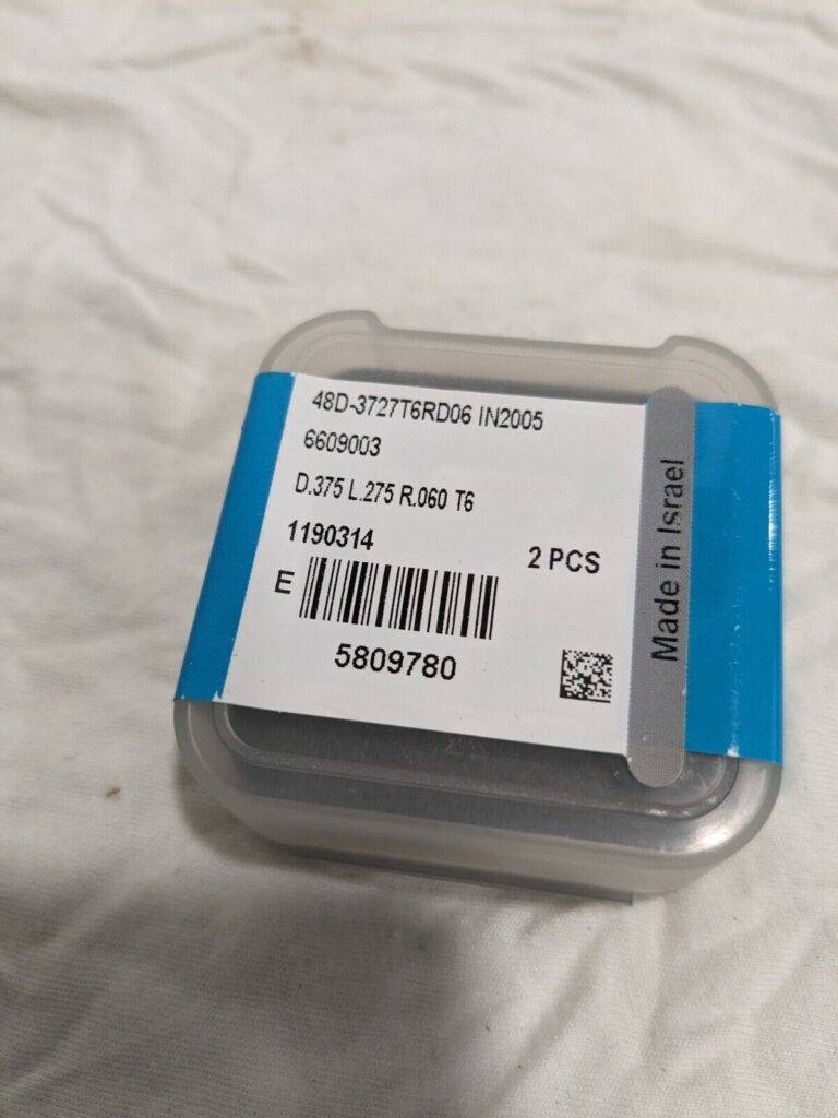 INGERSOLL 2pk Corner Radius&Corner Chamfer End Mill Heads 6fl 5809780