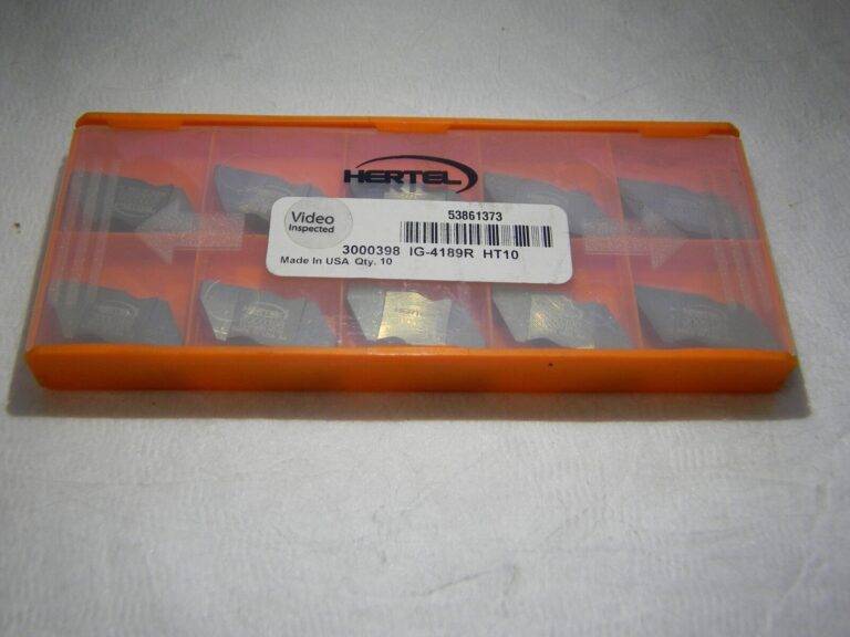 Hertel Carbide Double Grooving Inserts IG-4189R Grade HT10 Qty 10 3000398