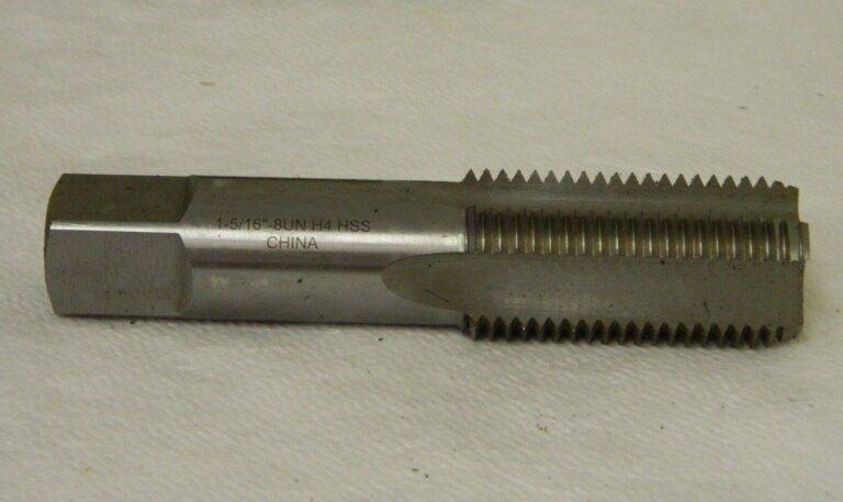 Interstate Straight Flute Standard Hand Tap 1-5/16-8 UNC H4 4FL 04871034