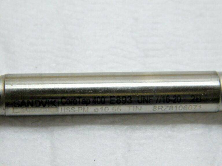 Sandvik Coromant CoroTap 400 Forming Tap HSS TiN 7/16-20 UNF 2B E8937/16 2618139