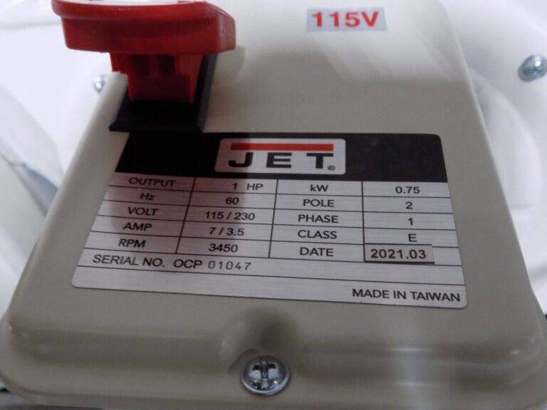Jet Portable Dust Collector w/ Stand 650 CFM 1 HP 115/230v DC-650 Defective