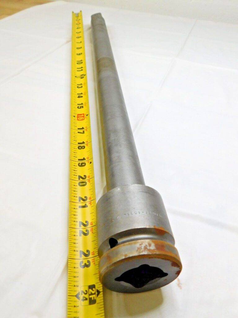 Apex Socket Extension 1" Square Drive 9/32'' Drill Hole Lock 24" OAL EX-1003-24