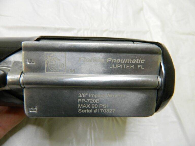 FLORIDA PNEUMATIC Air Impact Wrench: 3/8″ Drive, 11,000 RPM, 75 ft/lb FP-720A