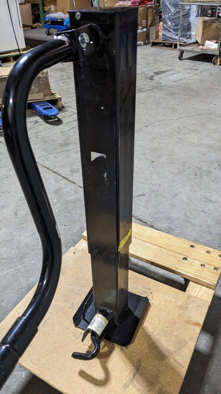 Square Sidewind Trailer Jack 12k Lb Load Capacity 31 to 57″ Service Height