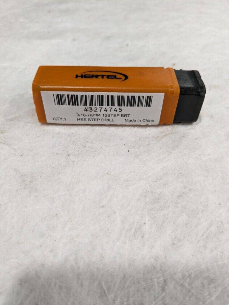 HERTEL Step Drill Bit: 3/8" Shank Dia, High Speed Steel, 12 Sizes 43274745