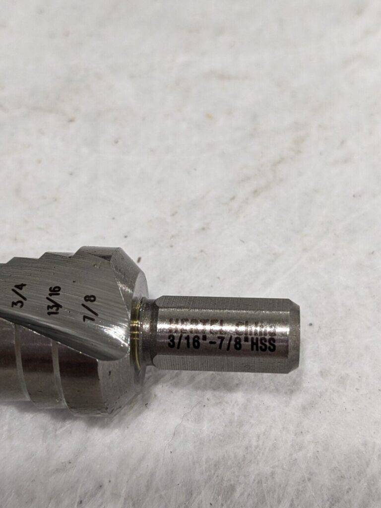 HERTEL Step Drill Bit: 3/8" Shank Dia, High Speed Steel, 12 Sizes 43274745