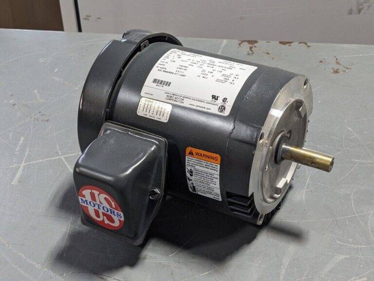 US Motors General Purpose C-Face Motor 1/2 HP 230/460v 3 Ph. U12S2ACR