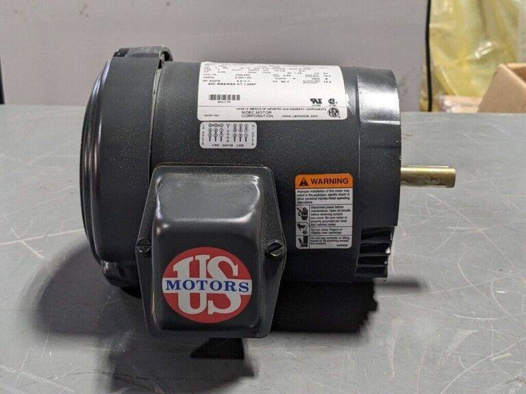 US Motors General Purpose C-Face Motor 1/2 HP 230/460v 3 Ph. U12S2ACR