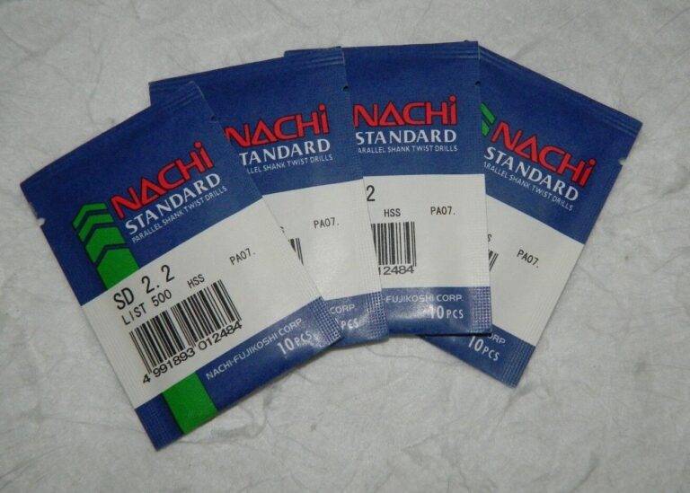 Nachi 40 Pack Standard Parallel Shank Twist Drill SD 2.2mm List 500 HSS 0004253