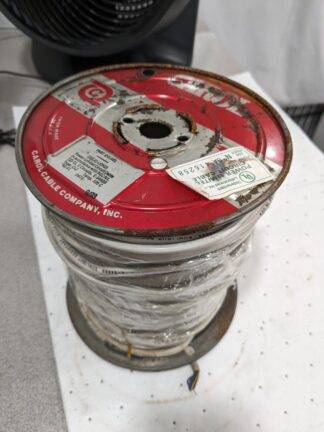 Carol Cable Co. White General Wire 105˚C, 20 AWG, Approx. 250' 05481