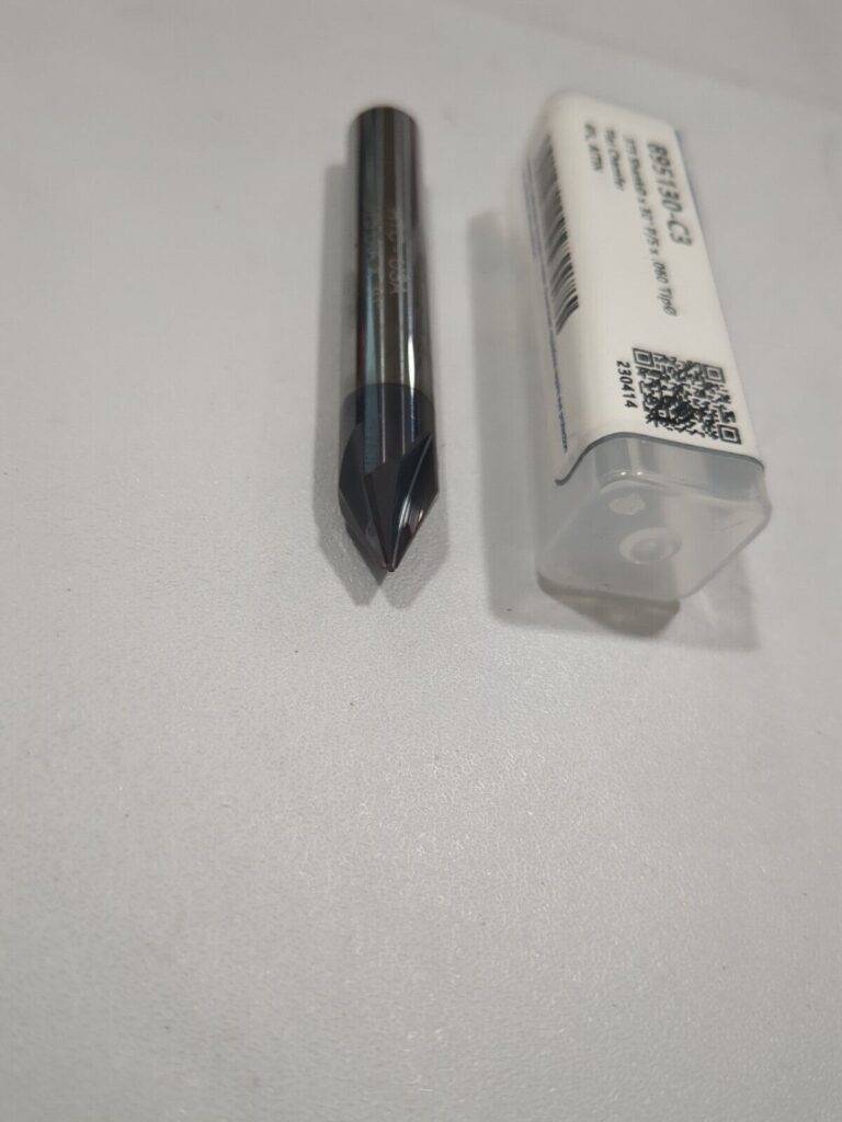 HARVEY TOOL Chamfer Mill 3/8" Dia 4 Flute, Solid Carbide 895130-C3