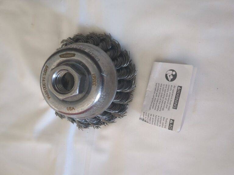 Osborn Cup Brush: 2-3/4" Dia, 0.02" Wire Dia, Steel, Knotted 0003356100