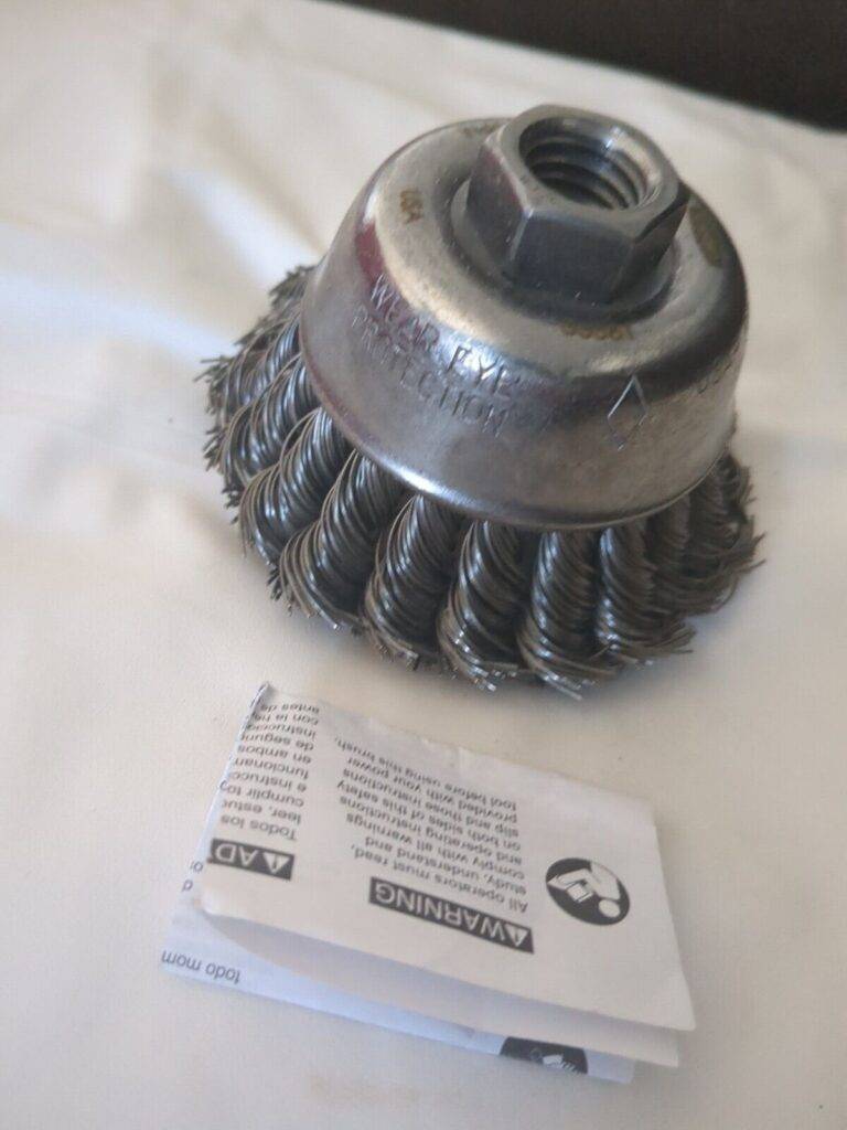 Osborn Cup Brush: 2-3/4" Dia, 0.02" Wire Dia, Steel, Knotted 0003356100