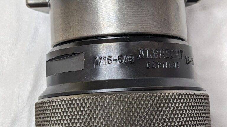 Royal Products Albrecht CAT40 Wrench-Lock CNC Drill Chuck 1/16"- 5/8" Cap 77110