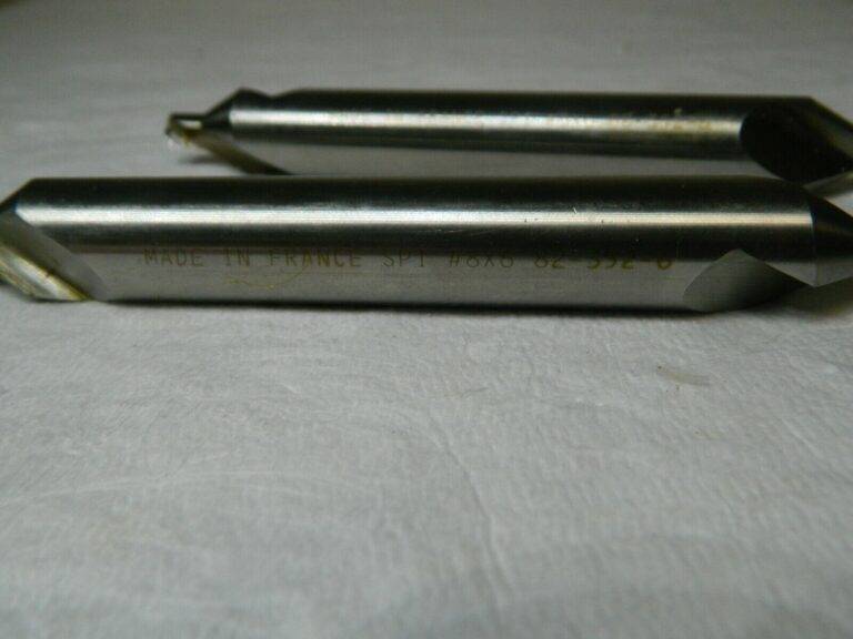 SPI Combined Drill & Countersink #8 x 6" OAL HSS Long Series Qty 2 82-352-6