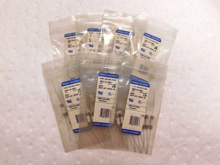 Ferraz Shawmut Fast Acting Miniature Ceramic Fuse 250V 4A 10PK #GSD-V4