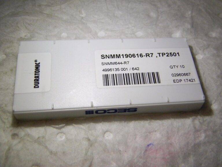 Seco Carbide Turning Inserts SNMM644R7 Grade TP2501 QTY 10 17421