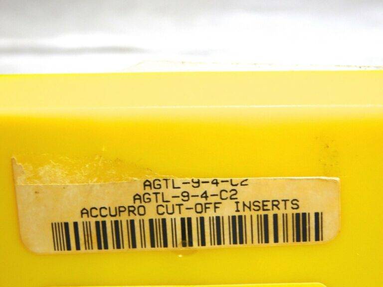 Accupro Carbide Cut-Off Inserts AGTL-9-4 Grade-C2 Qty 5 10647/LW