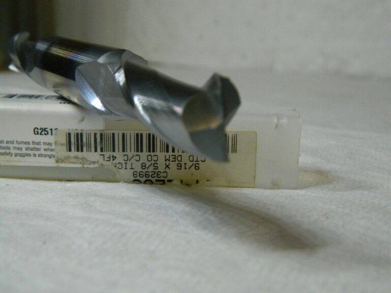 Cleveland Cobalt Sq End Mill 9/16" 1-3/8" LOC 5/8" Shk Dia 5" OAL 4 FL C32999