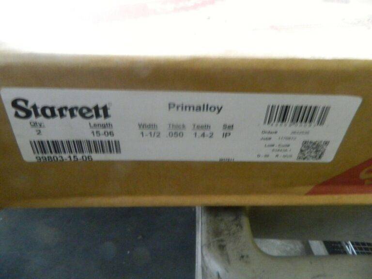 Starrett Welded Band Saw Blade 1.4 to 2.0 TPI 15' 6"x1-1/2"x0.05" Qty 2 00093