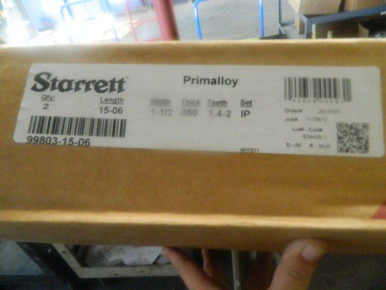 Starrett Welded Band Saw Blade 1.4 to 2.0 TPI 15' 6"x1-1/2"x0.05" Qty 2 00093