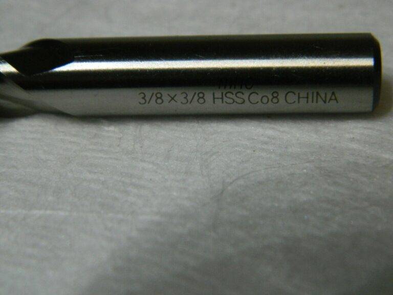 Interstate Cobalt Roughing Square End Mill 3/8" Dia 3/4" LOC 3 FL Qty 2 01898246