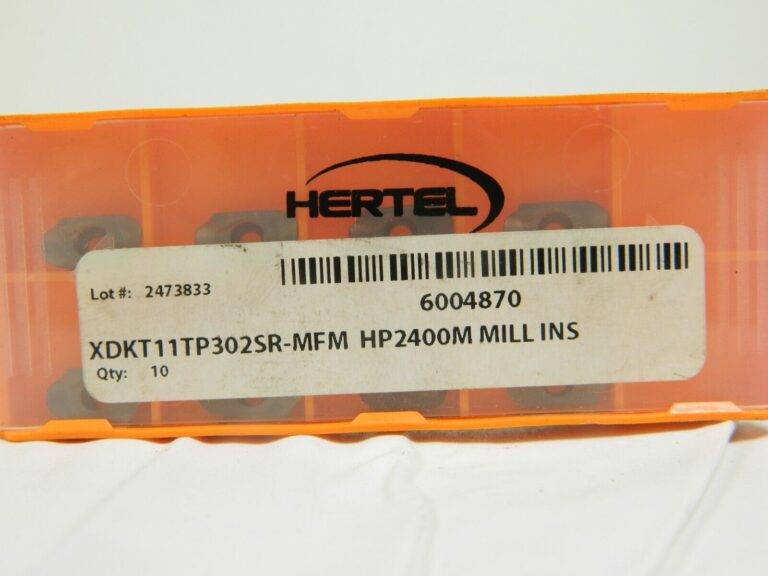 Hertel Milling Insert XDKT11TP302SR-MFM HP2400M Qty 8 6004870