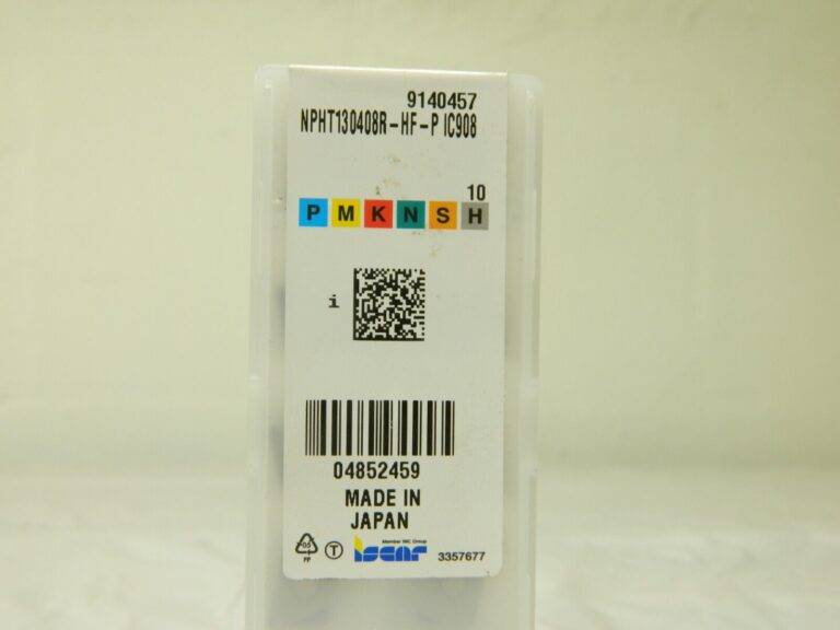 Iscar Carbide Drill Inserts NPHT130408R-HF-P IC908 Qty 10 04852459