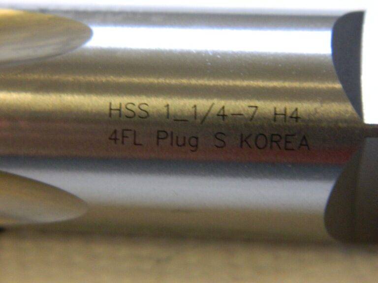HERTEL Straight Flutes Tap: 1-1/4-7 K008661AS25
