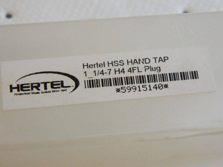 HERTEL Straight Flutes Tap: 1-1/4-7 K008661AS25
