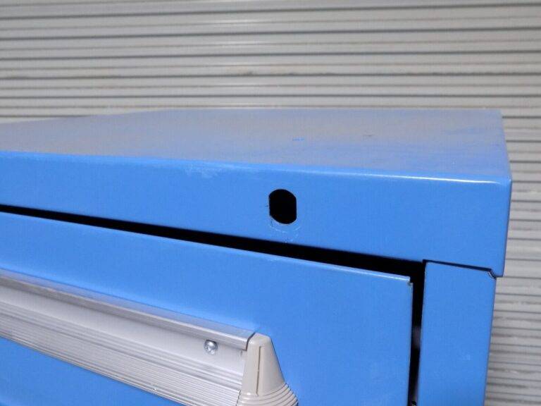 Lyon Modular Storage Cabinet 8 Drawer 59 x 30 x 28 Steel Blue DAMAGED