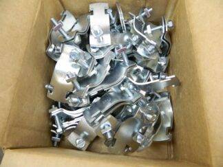 Thomas & Betts Steel Electro Galvanized Pipe Clamps Aprrox. 50 703 1 1/2 EG