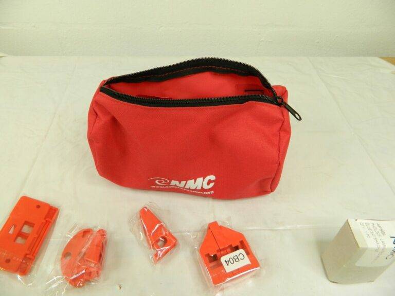 NMC 18 Piece Electrical Lockout Kit Keyed Differently, Comes in Pouch BLOK3