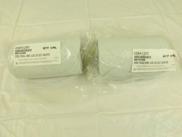 Disc Roll: 6″ Dia, 120 Grit, Silicon Carbide Qty 2 Rolls (200 Pcs) 809775-57626