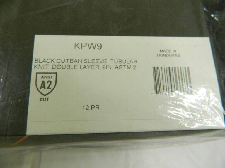 Superior Glove Cutban Sleeve, Tubular Knit, Double Layer, 9" Qty 24 Pairs KPW9