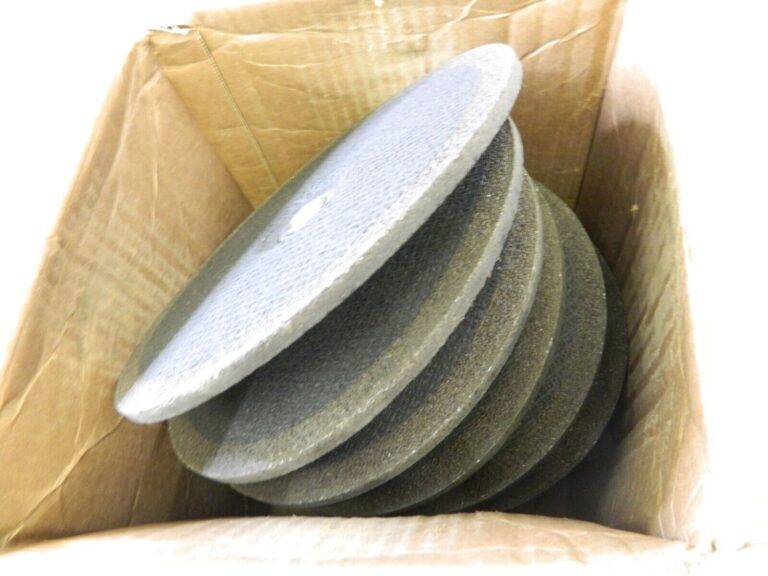 NORTON Depressed Center Wheel: Type 27, 9″ Dia, Ceramic Qty 10 66253007014