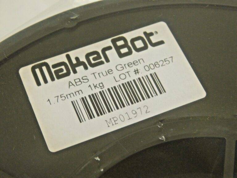 MakerBot 3D Printing Filament ABS True Green Spools 1.75mm 1 kg QTY 2 MP01972