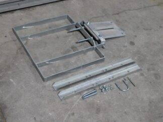 Fabenco Galvanized Carbon Steel Self Closing Rail Safety Gate XL71-21