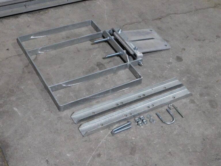 Fabenco Galvanized Carbon Steel Self Closing Rail Safety Gate XL71-21