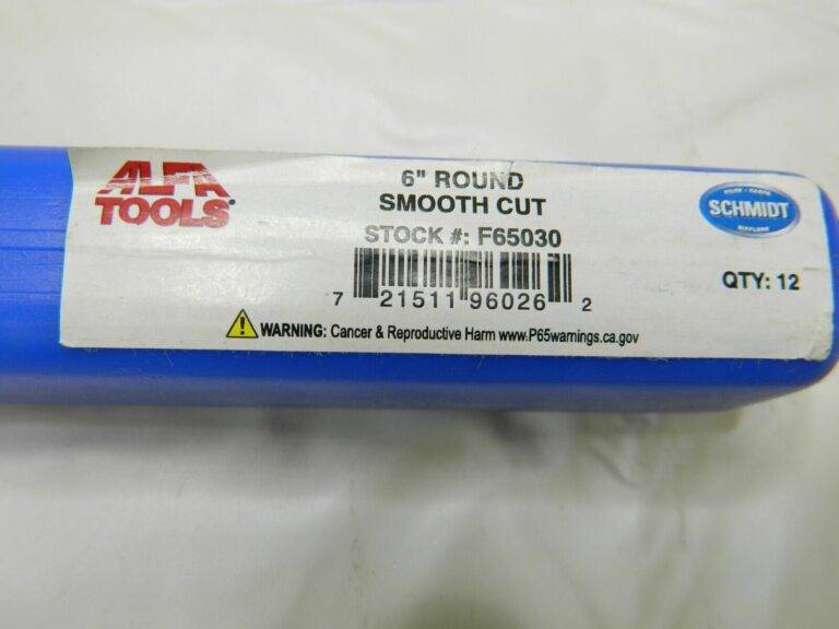 Alfa 6 in L x 1/4 in W Smooth Cut Round File (12pk) F65030