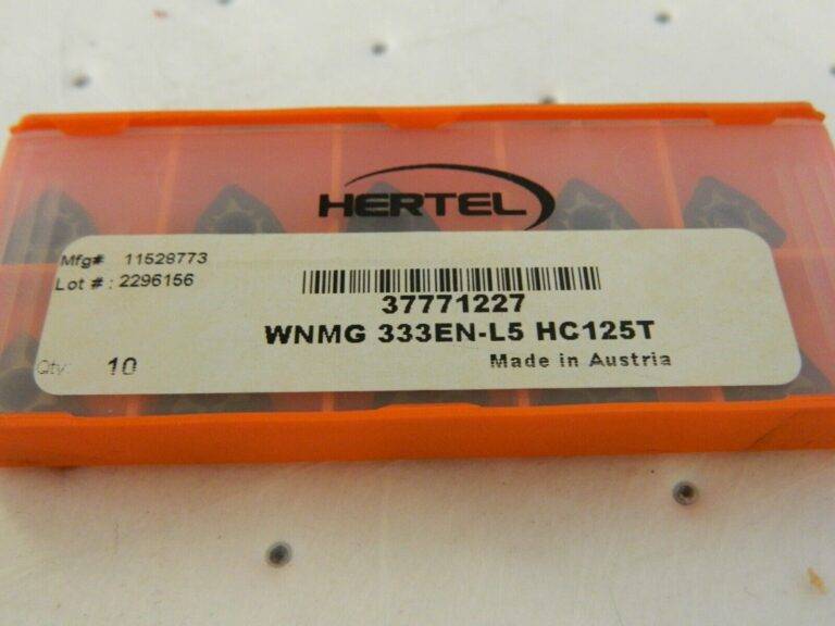 HERTEL WNMG 333EN –L5 HC125T qty 10 Carbide Turning Inserts 37771227