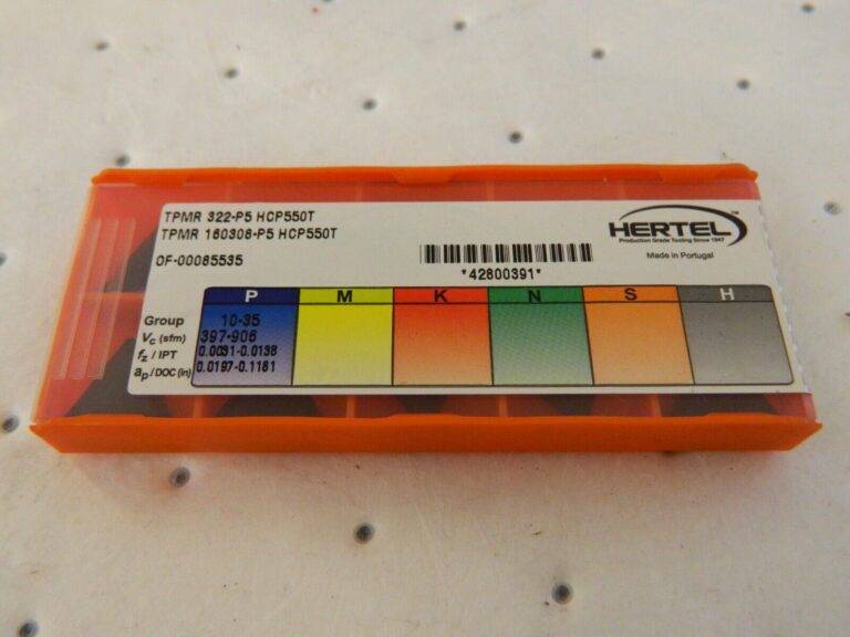 HERTEL TPMR 322 –P5 HCP550T qty 10 Carbide Turning Inserts 42800391