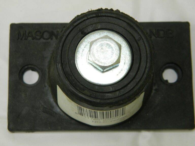MASON IND. Leveling Mount: 1/2-13 x 1 Thread, 3-5/16″ OAW ND-C-YELLOW