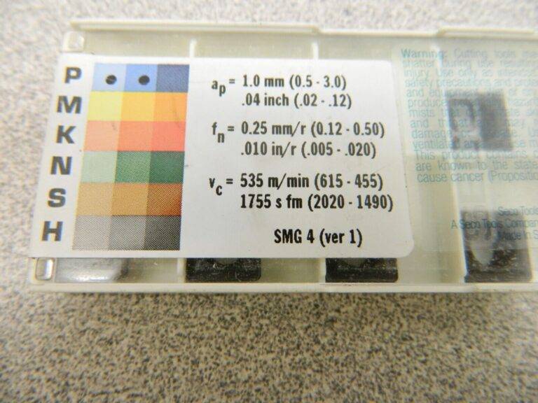 Seco Turning Insert: SCMT 32.52-F2 TP1500, Carbide Qty 10 36465
