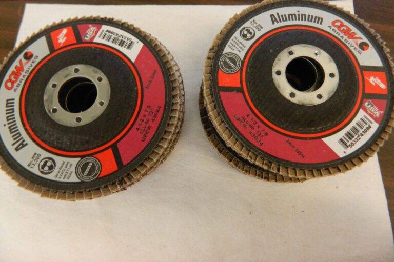 CGW ABRASIVES Flap Disc qty10 7/8″ Hole, 60 Grit, Aluminum Oxide, Type 27 43084