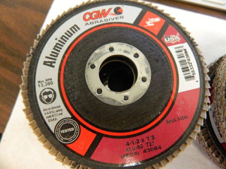 CGW ABRASIVES Flap Disc qty10 7/8″ Hole, 60 Grit, Aluminum Oxide, Type 27 43084