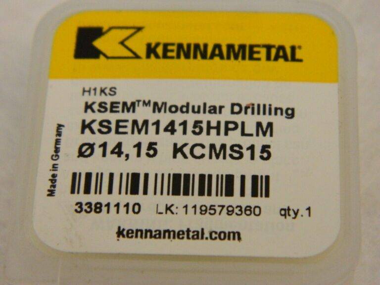 KENNAMETAL KSEM1415HPLM KC7320 Carbide Replaceable Tip Drill 3381110